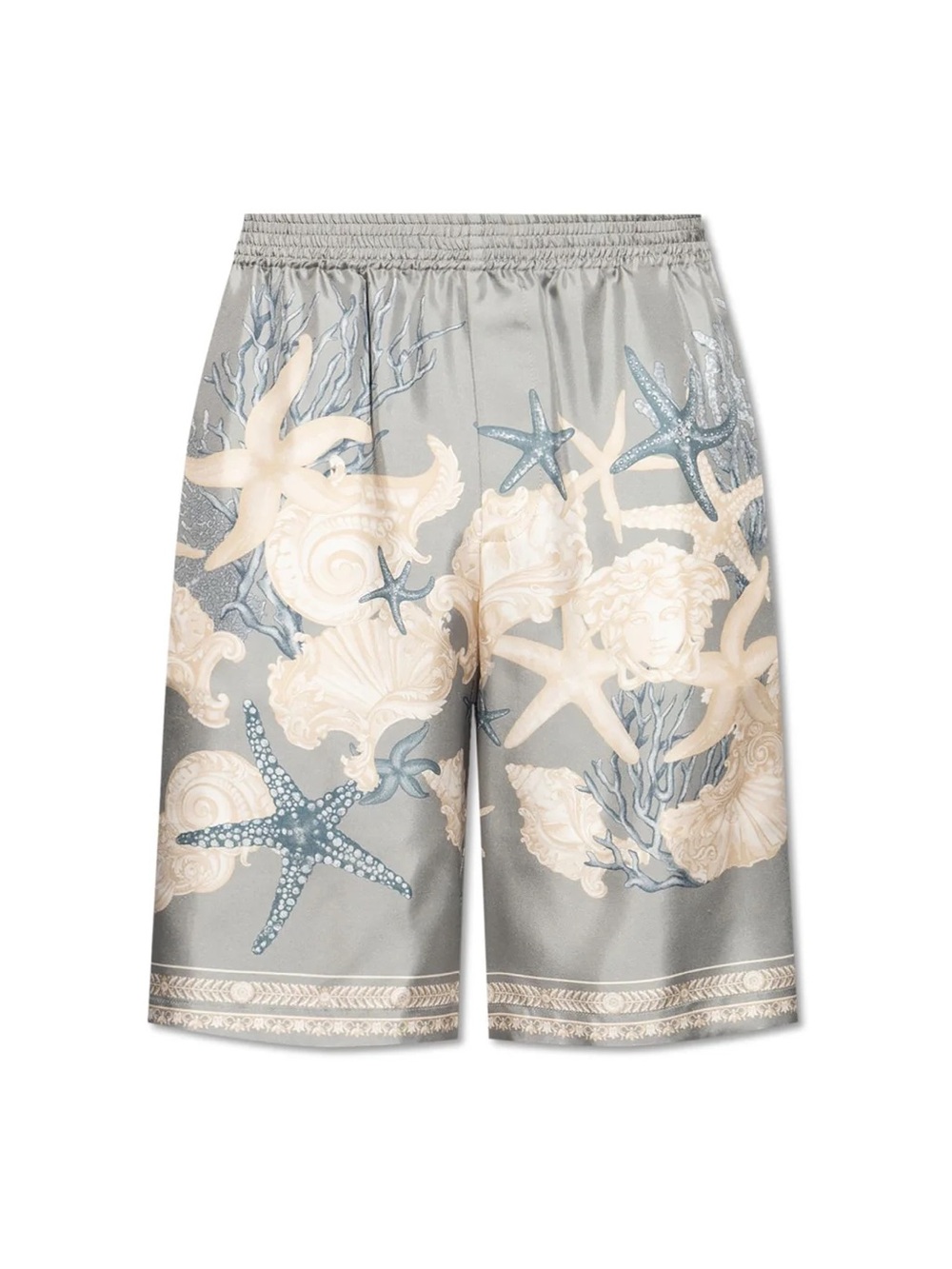 Versace Barocco Sea Printed Elasticated Waistband Shorts